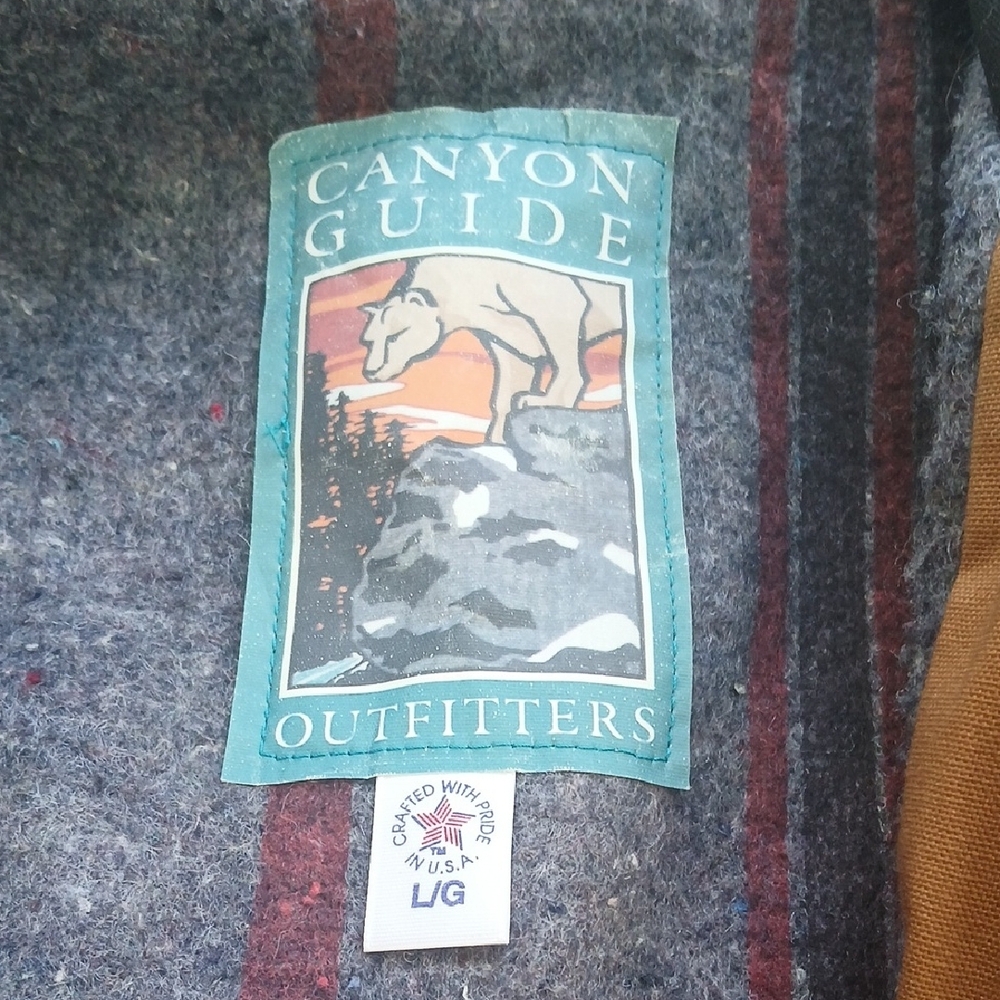 Men's Vintage Canyon Guide Aztec Bomber Jacket Large Brand New Condition! - Picture 2 of 8